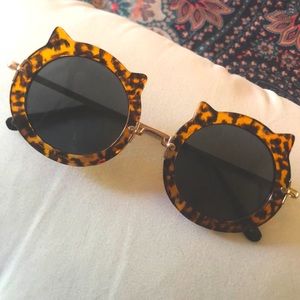 Cheetah/Cat Eye Sunglasses